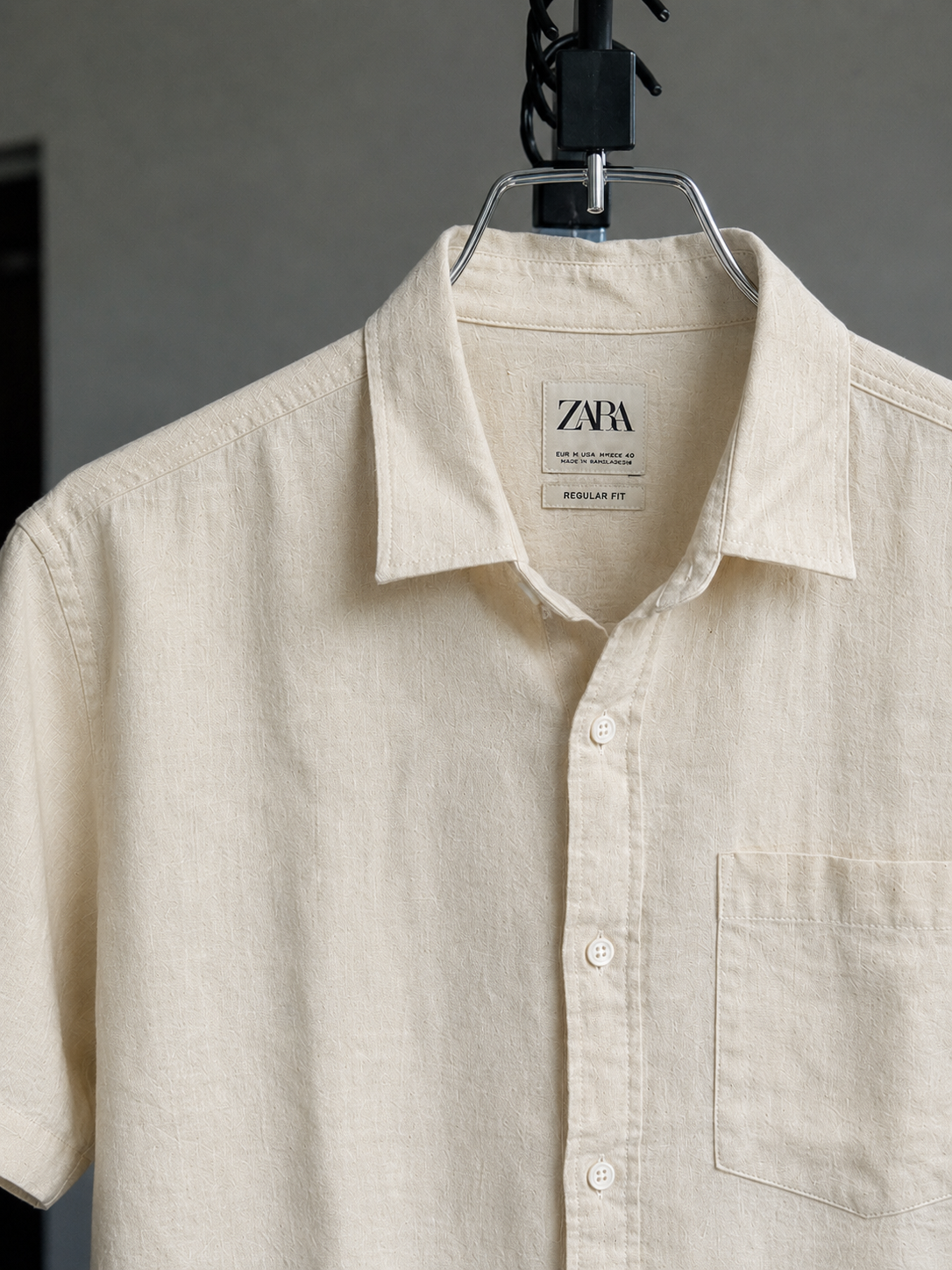 als 1 | striped half sleeve shirt
