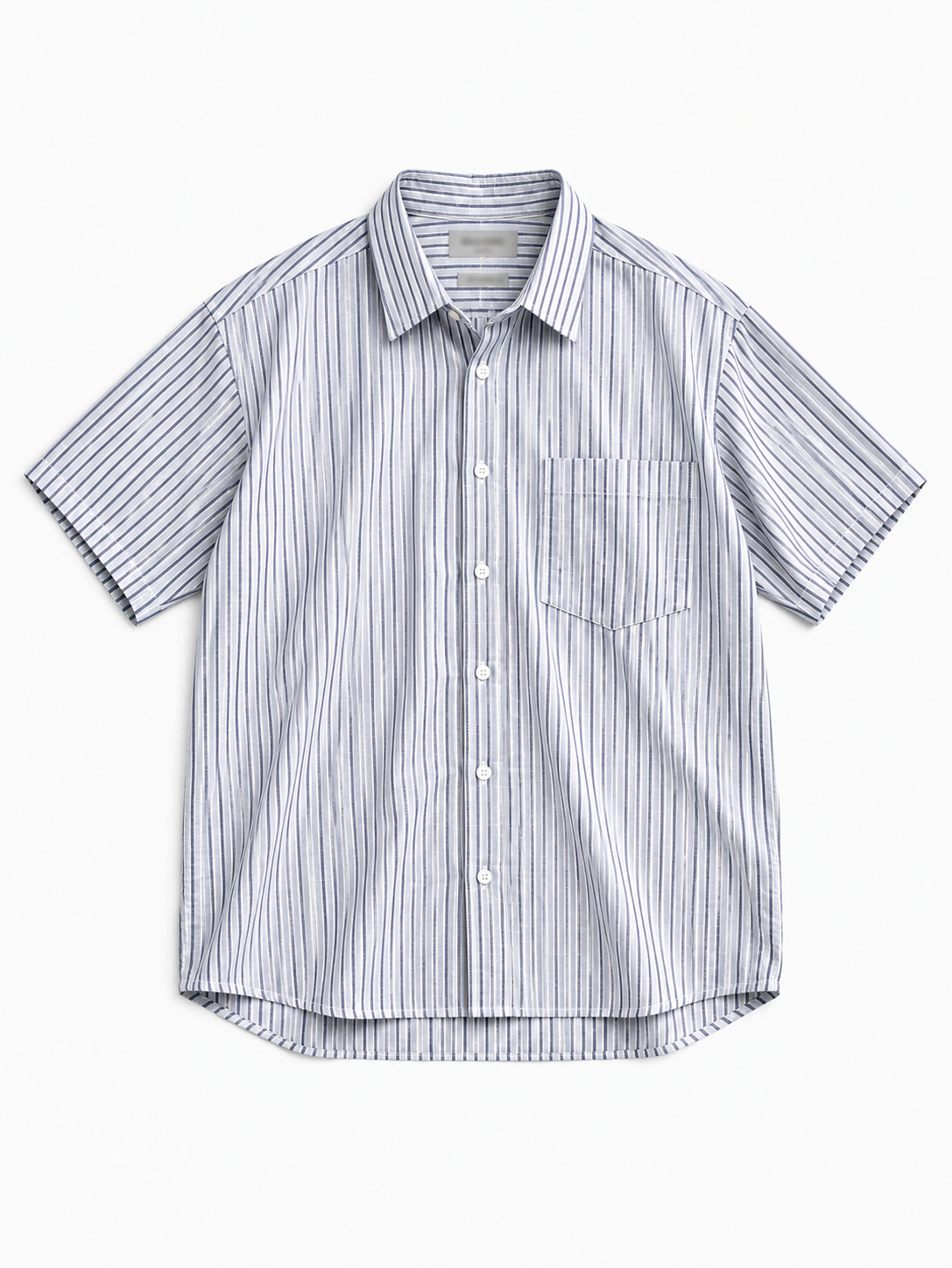 striped seersucker button up shirt